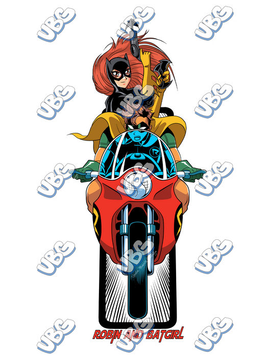 Robin & Batgirl Sticker