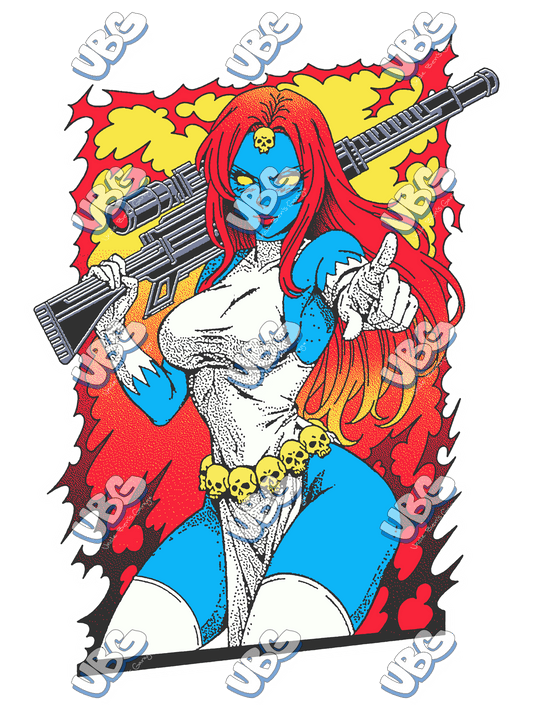 Raven (Flame) Sticker