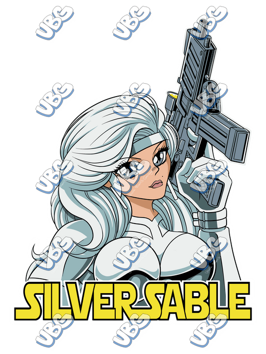 Silver Sable Sticker
