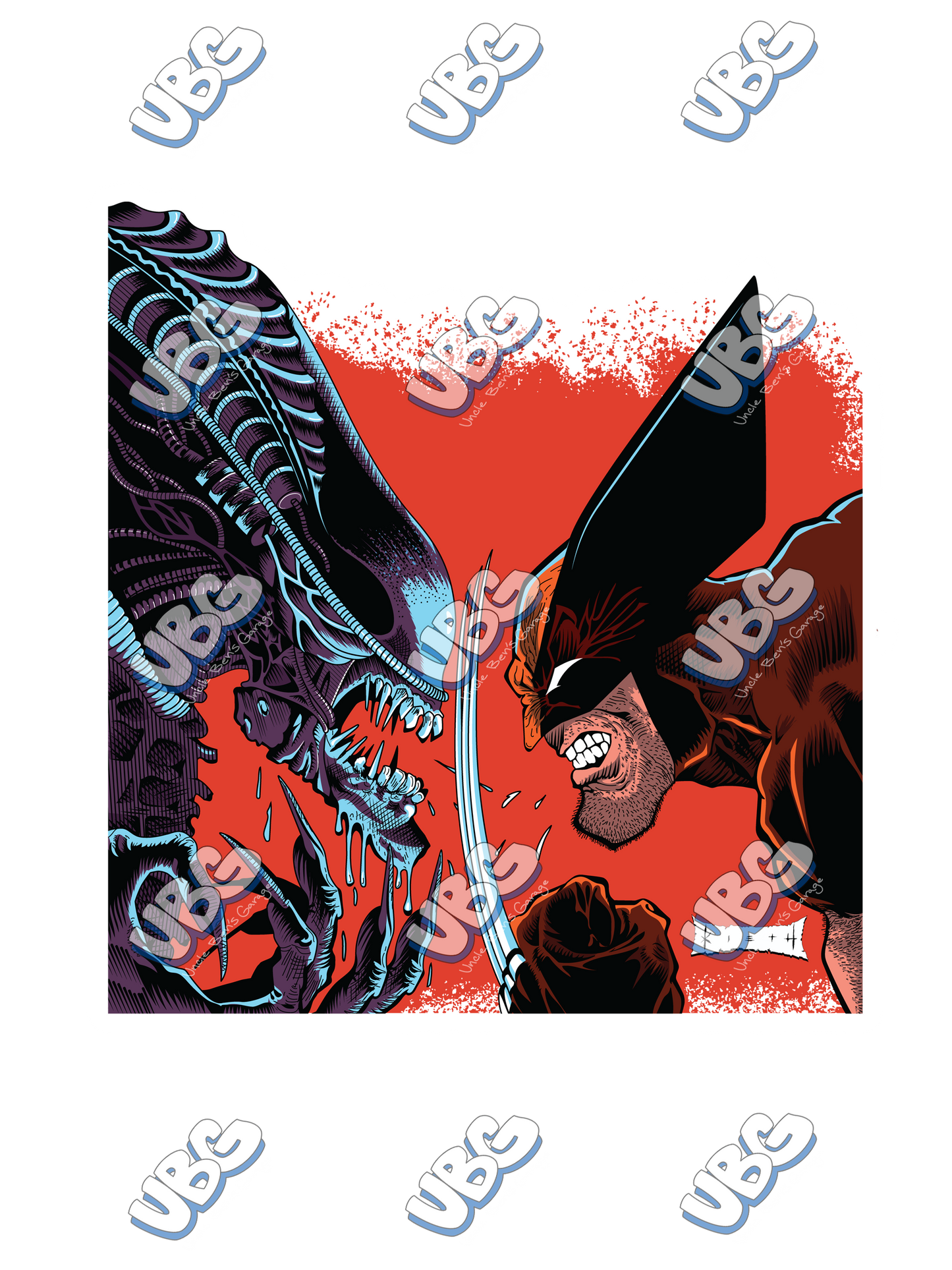 Xeno v Wolvie Sticker